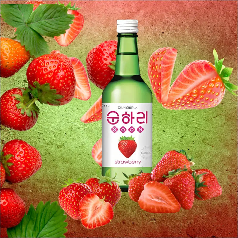 Chum Churum Soju Fragola 12% Vol. 350 ml - Bevande Alcoliche