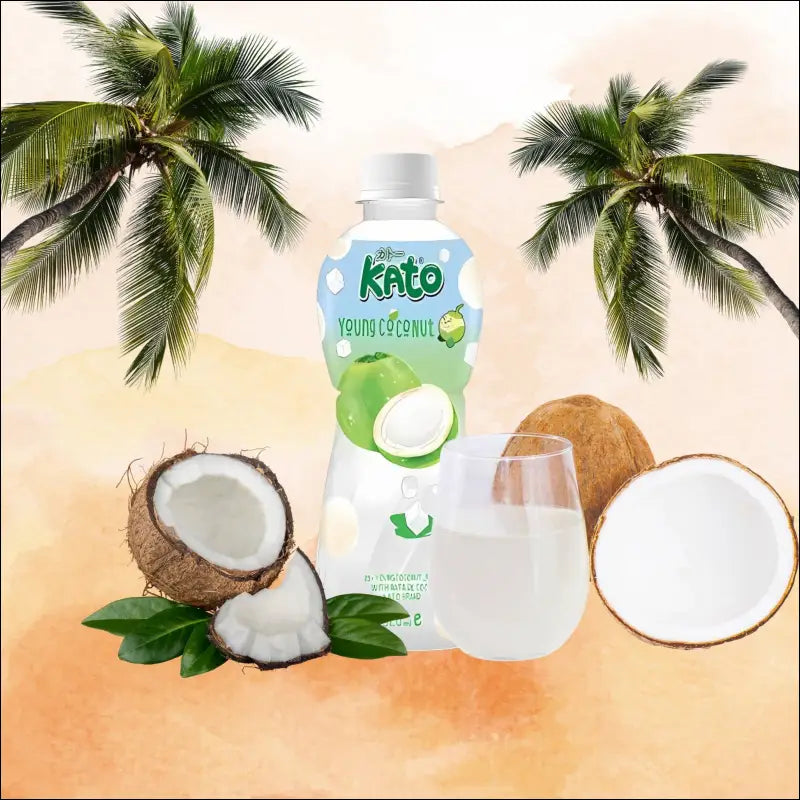 KATO Acqua di cocco con Nata De Coco 320 ml - Bibite