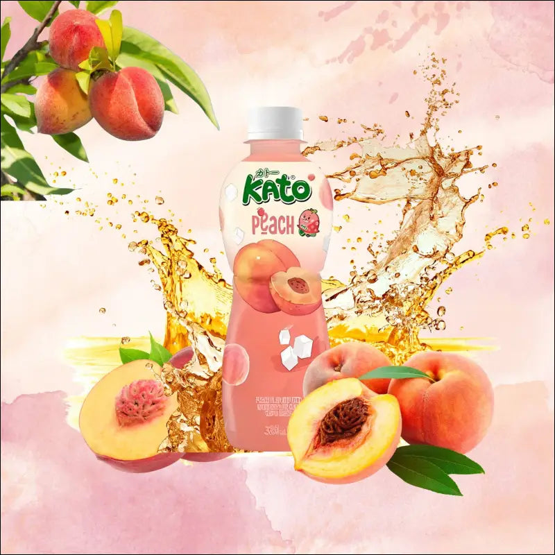 KATO Succo di pesca con Nata de Coco 320 ml - Bibite