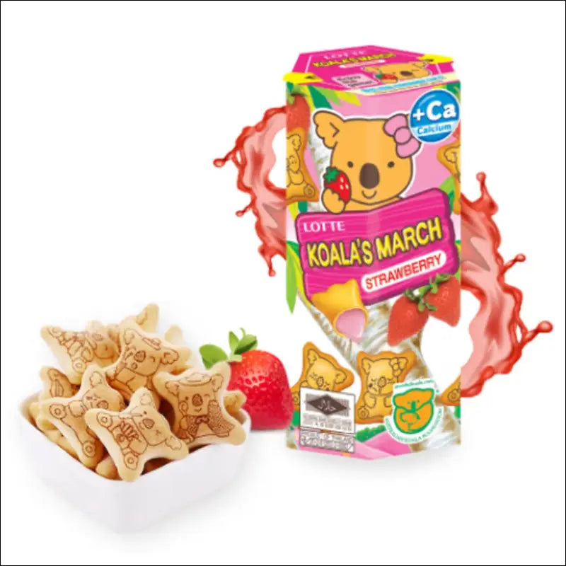 Lotte Koala March Biscotti alla Fragola 37 g - Snack dolci