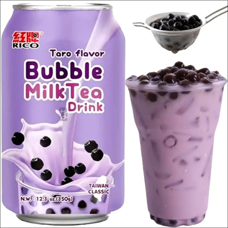 Rico Bubble Milk Tea - Bevanda Taro 350 ml - Matcha e tè