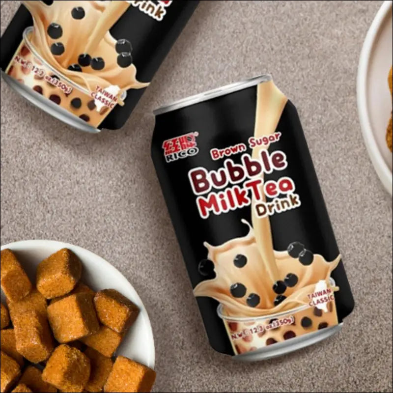 Rico Bubble Milk Tea Bevanda Zucchero di Canna 340 ml - Matcha e tè