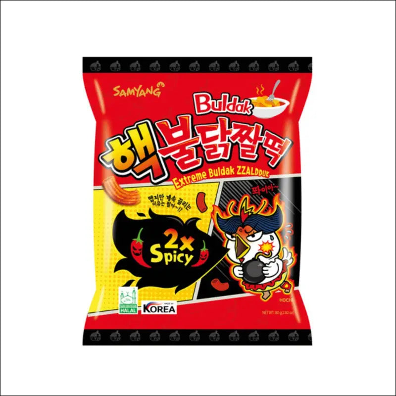 Samyang Extreme Zzaldduk Snack 2 x Piccante 80 g - Snack salati