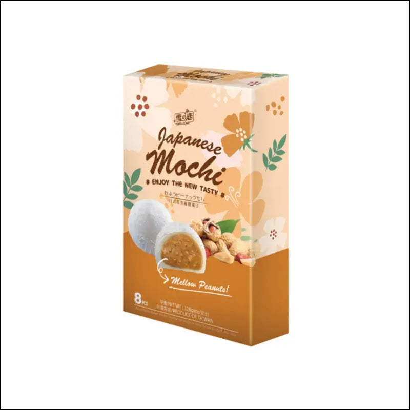 Yuki & Love Mochi Torta di Riso Pasta di Arachidi 128 g - Snack dolci