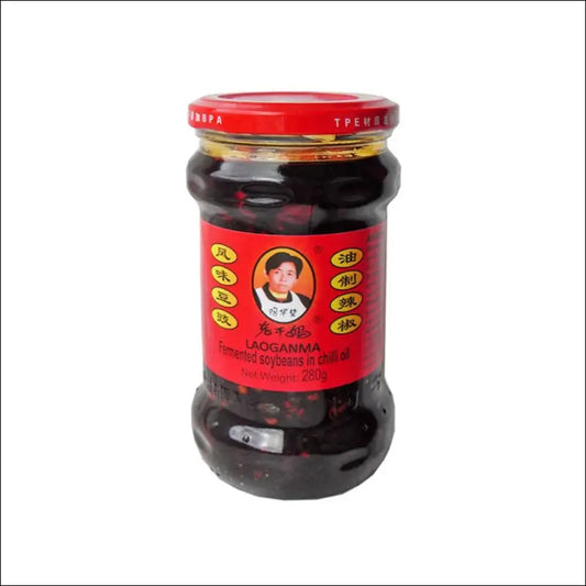 Lao Gan Ma Fagioli di Soia Fermentati in Olio di Peperoncino 280 g