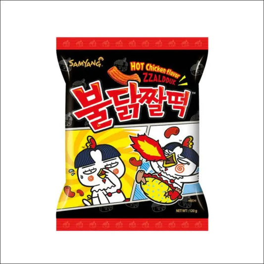 Samyang Buldak Zzaldduk Snack al Pollo Piccante 120 g - Snack salati