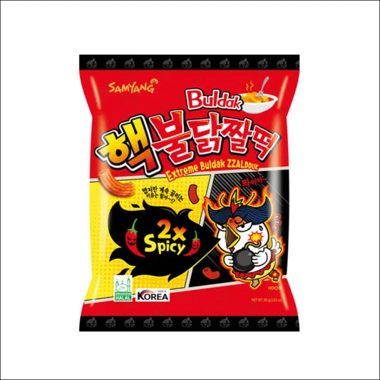 Samyang Extreme Zzaldduk Snack 2 x Piccante 80 g - Snack salati