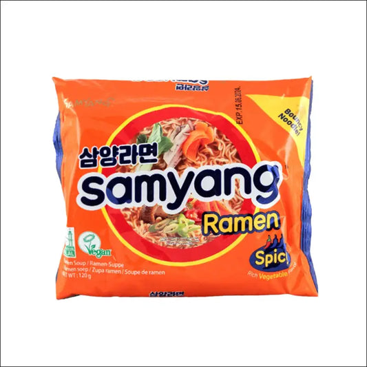 Samyang Noodles Istantanei Ramen Piccante 120 g - Noodles