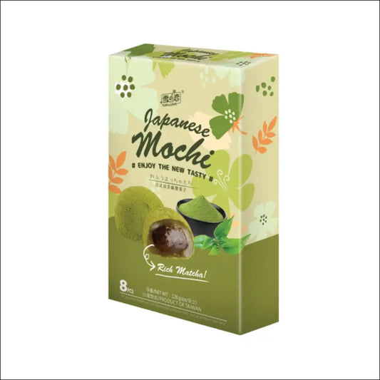 Yuki & Love Mochi Torta di Riso Matcha 128 g - Snack dolci